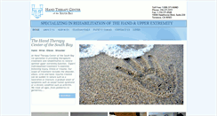 Desktop Screenshot of handtherapycentersb.com